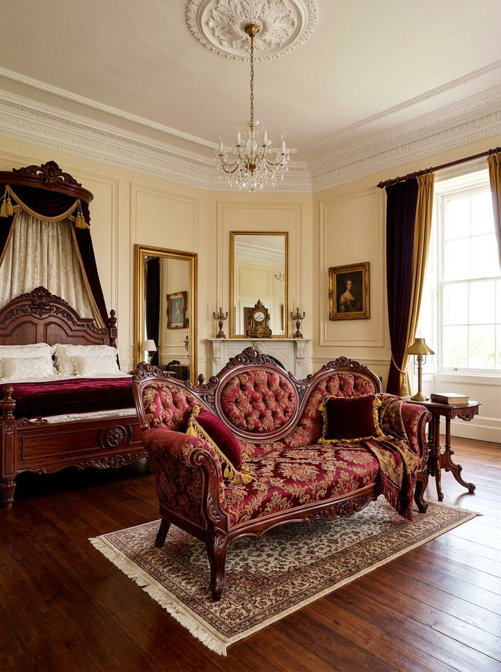 Victorian Style Settee - 30 bedroom settees