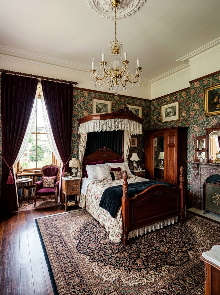 Victorian bedroom - 30 historic home bedroom ideas