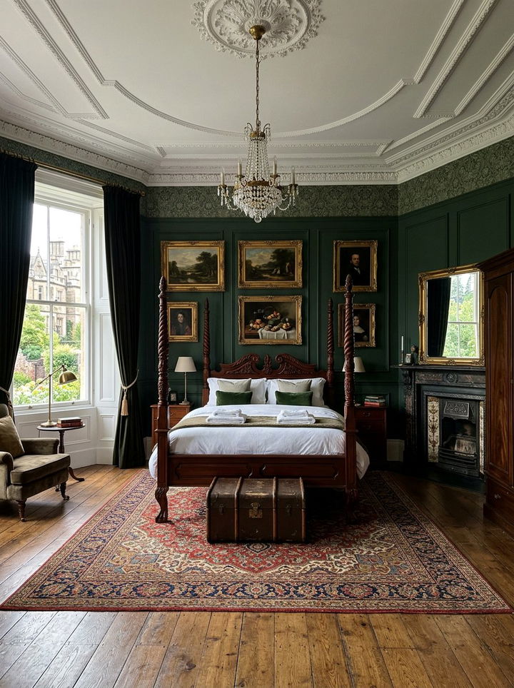 Victorian bedroom paneling - 30 period home bedroom ideas