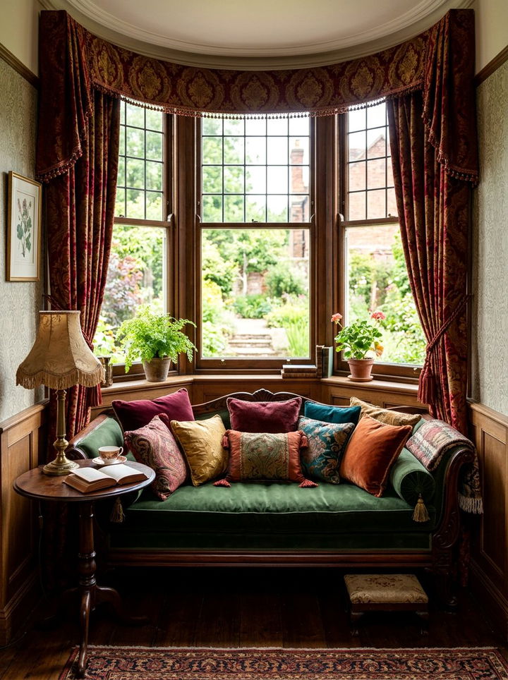 Victorian daybed nook - 30 Victorian bedroom ideas