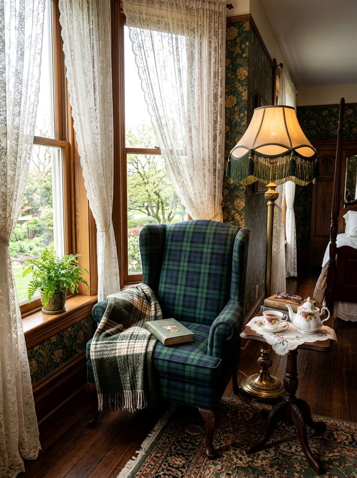 Victorian reading corner - 30 Victorian bedroom ideas