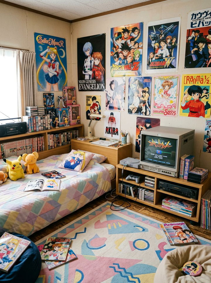 Vintage Anime Bedroom - 30 anime bedroom ideas