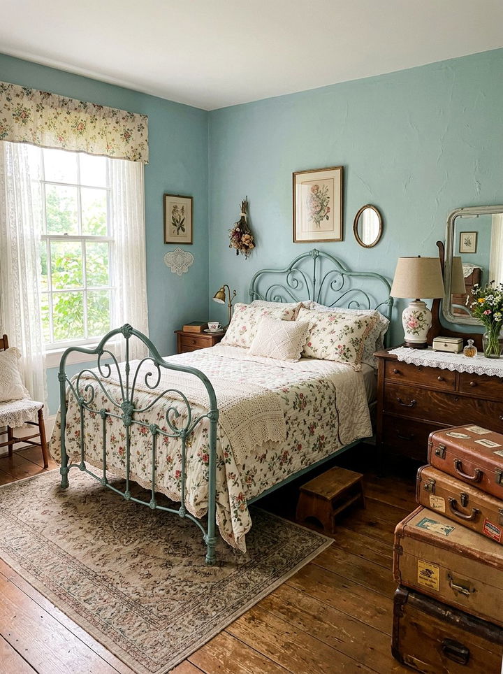 Vintage Aqua Bedroom - 30 aqua bedroom ideas