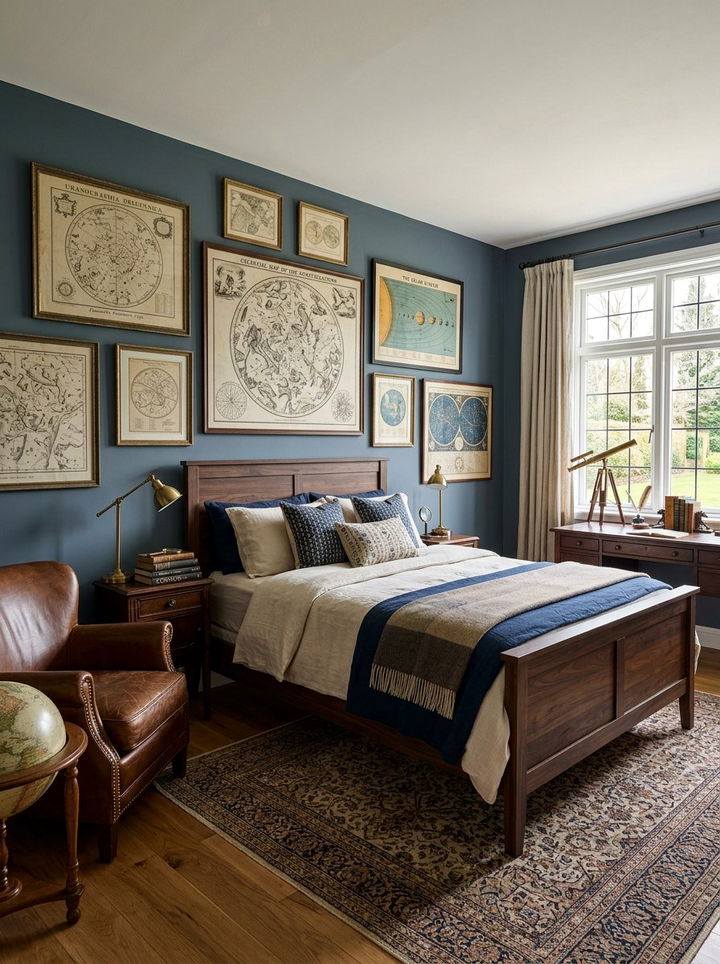 Vintage Astronomy Posters - 30 solar system bedroom ideas