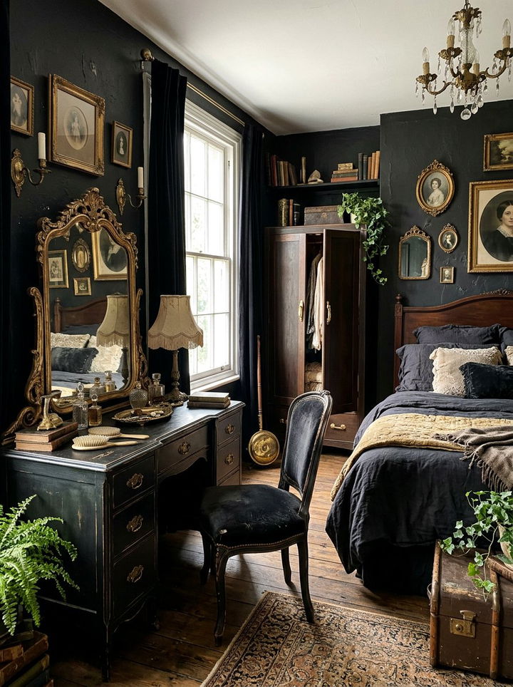 Vintage Black And Gold Bedroom - 30 black and gold bedroom ideas