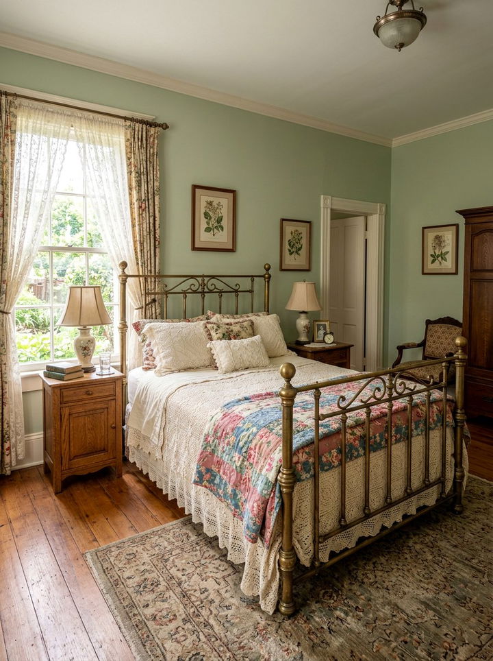 Vintage Brass Bed Bedroom - 30 bedroom brass beds