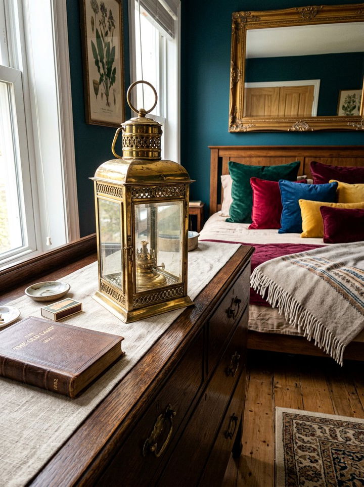Vintage Brass Bedroom Lantern - 30 bedroom candle lanterns