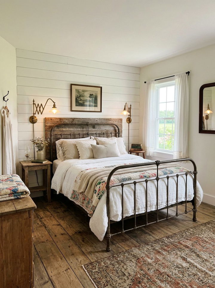 Vintage Brass Wall Lamps - 30 bedroom wall lights