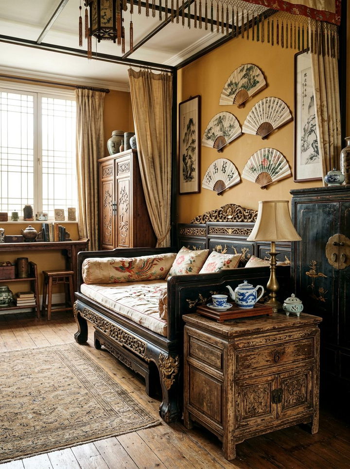 Vintage Chinese Bedroom - 30 Chinese bedroom ideas