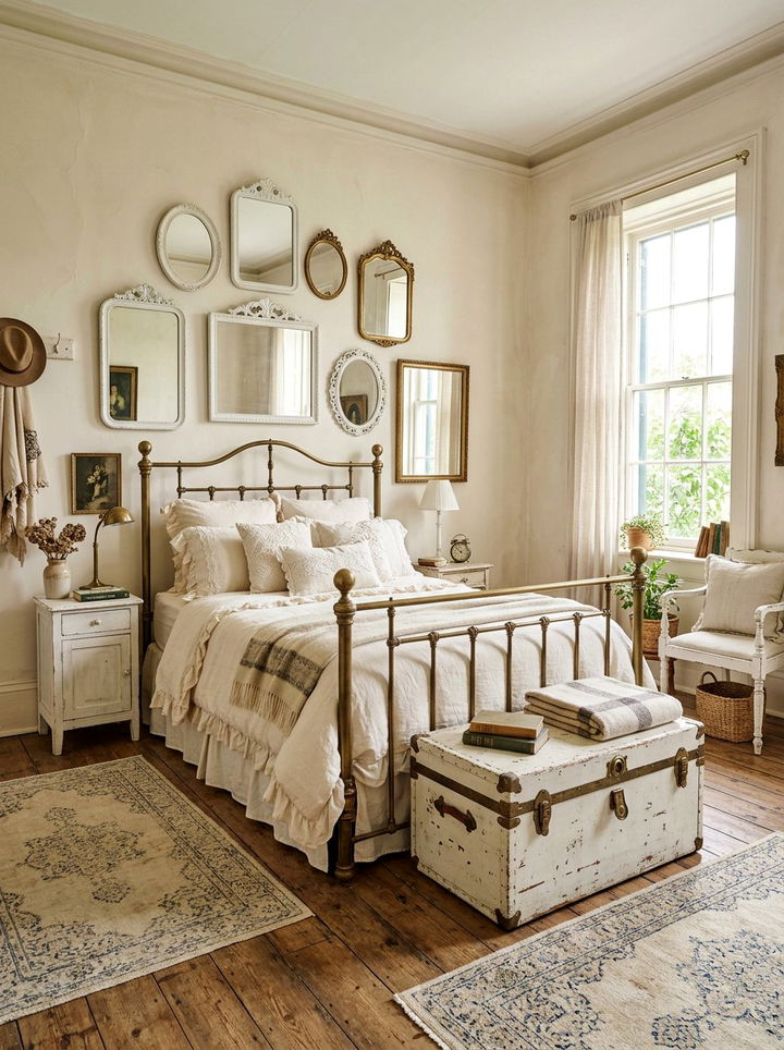 Vintage Cream White Bedroom - 30 cream and white bedroom ideas