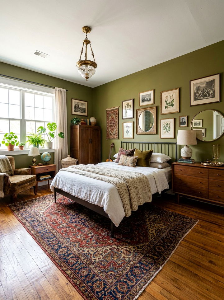 Vintage Eclectic Bedroom - 30 gender neutral bedroom ideas