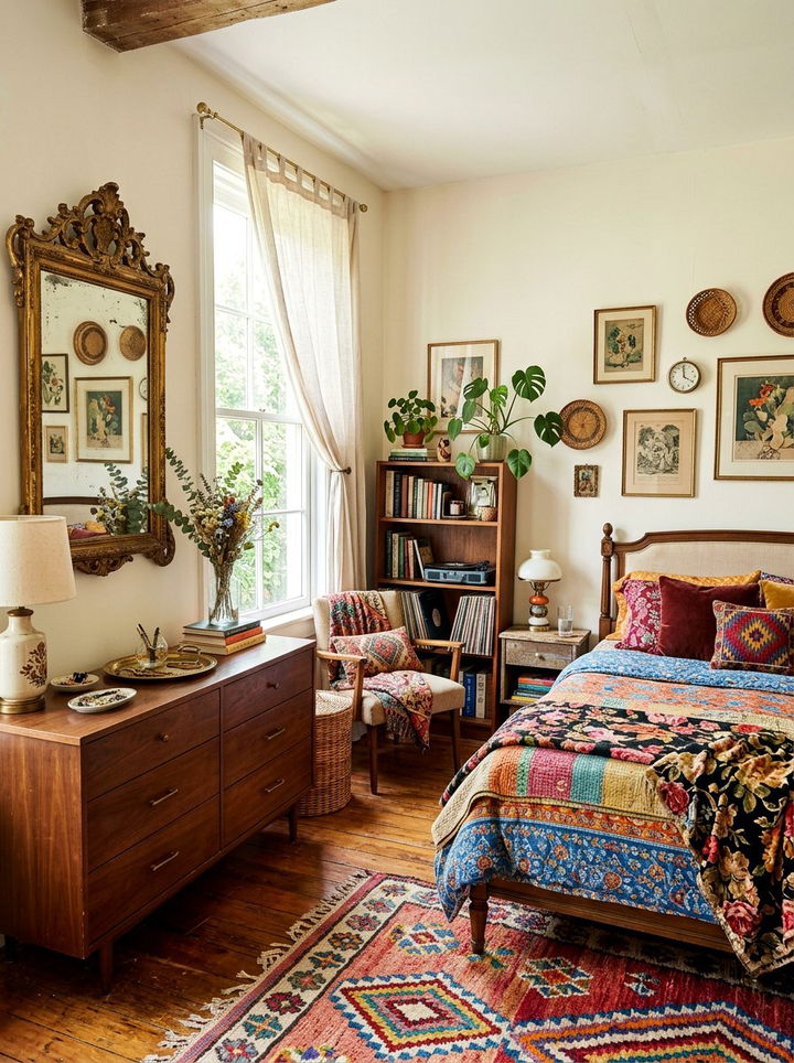 Vintage Eclectic Bedroom - 30 quick bedroom ideas