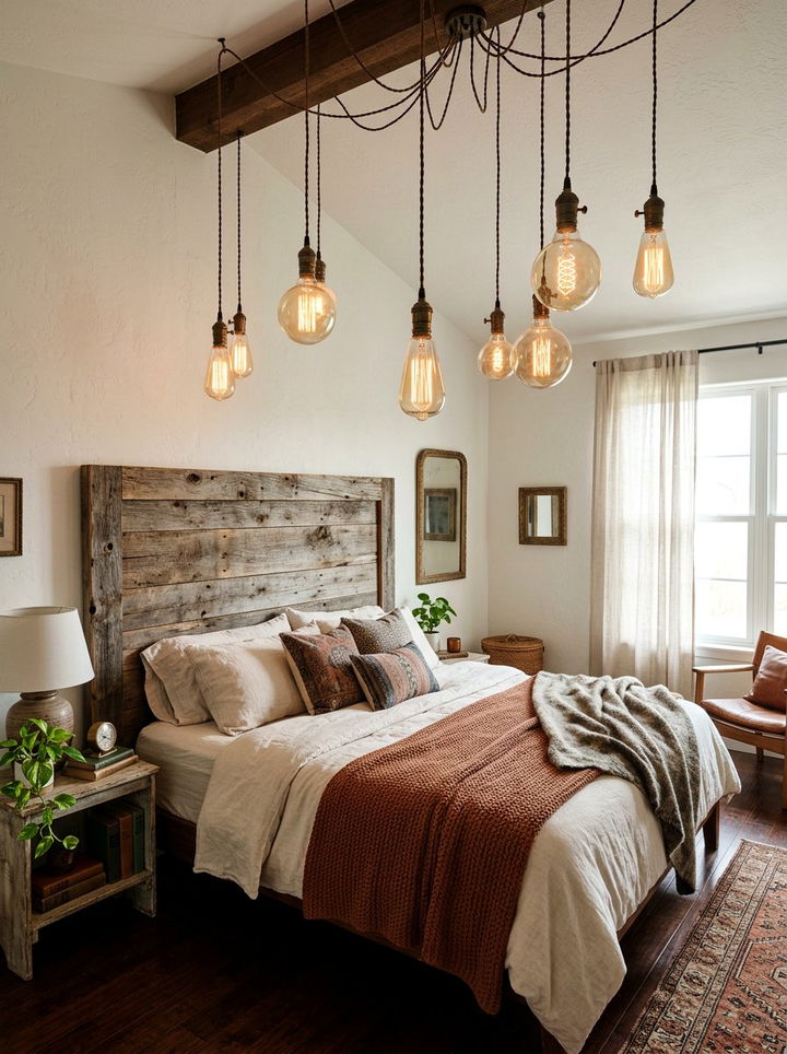 Vintage Edison Lighting - 30 warehouse bedroom ideas
