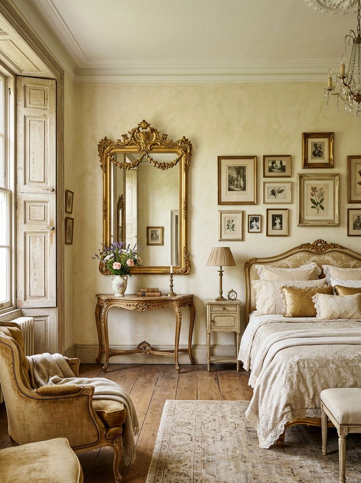 Vintage French bedroom decor - 30 French country bedroom ideas