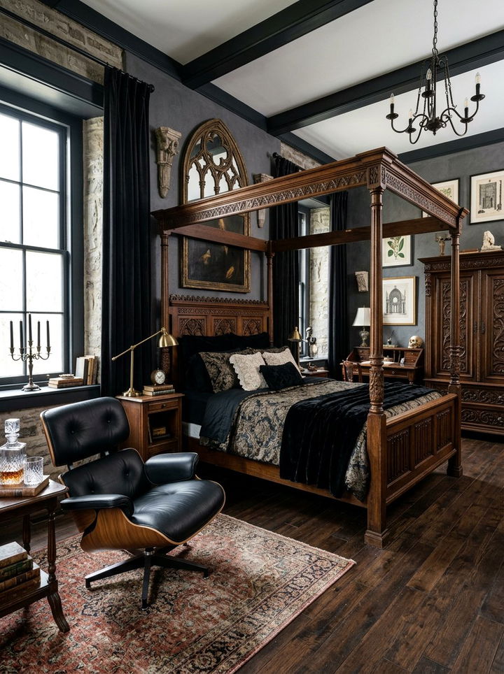 30 Gothic Bedroom Ideas for a Dark and Moody Aesthetic