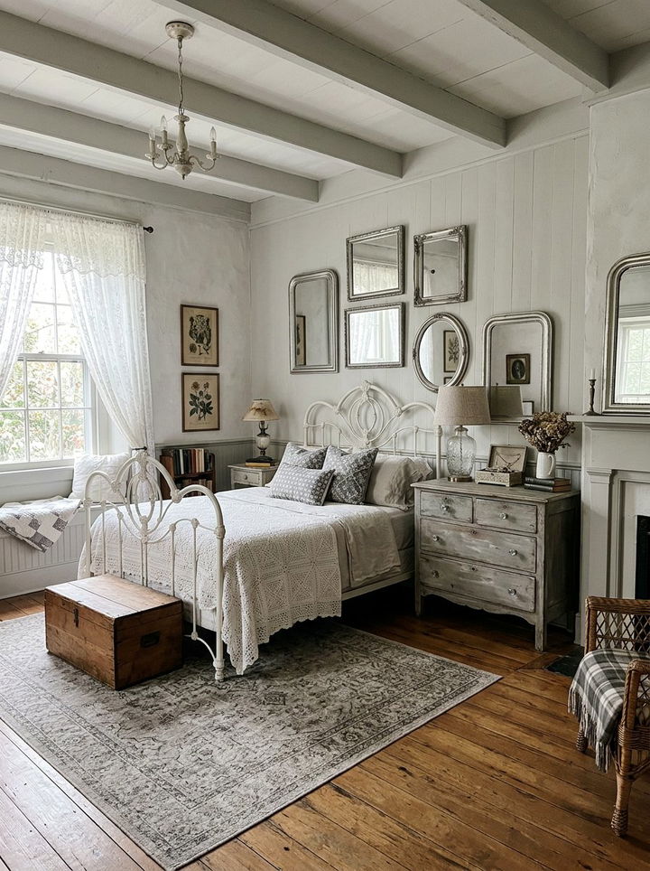 Vintage Gray And White Bedroom - 30 gray and white bedroom ideas