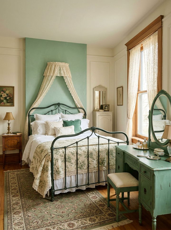Vintage Jade Green Bedroom Aesthetic - 30 jade green bedroom ideas