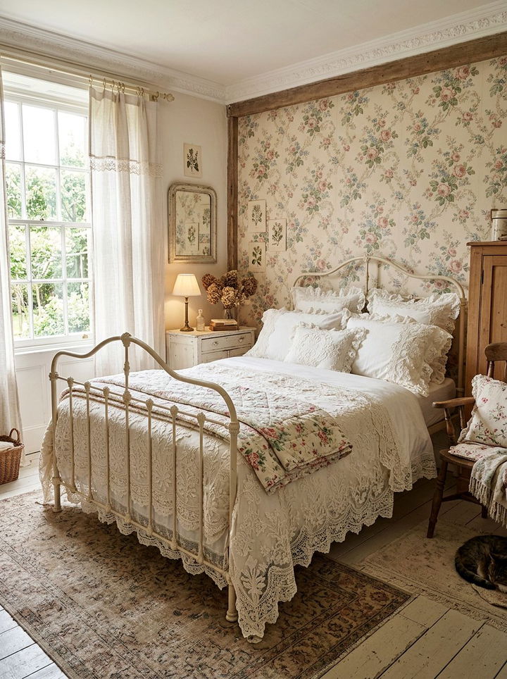 Vintage Lace Bedding Set - 30 bedroom bedding sets