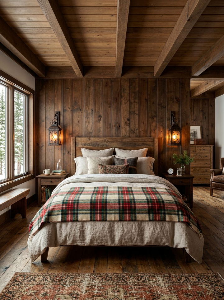 Vintage Lantern Lighting - 30 cabin bedroom ideas