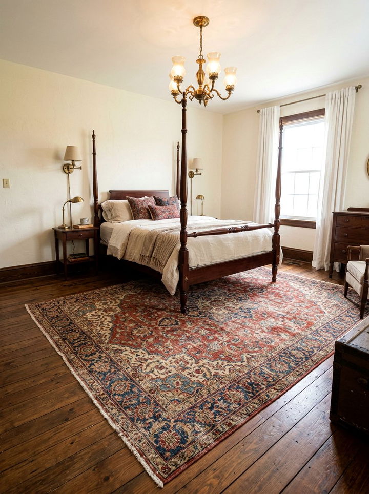 Vintage Persian Style Rug - 30 bedroom rugs