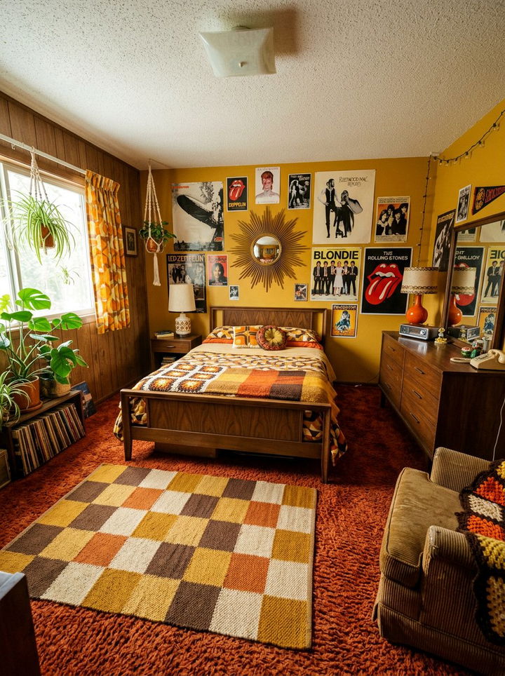 Vintage Retro Bedroom - 30 viral bedroom ideas
