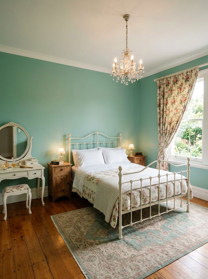 Vintage Seafoam Green Bedroom - 30 seafoam green bedroom ideas