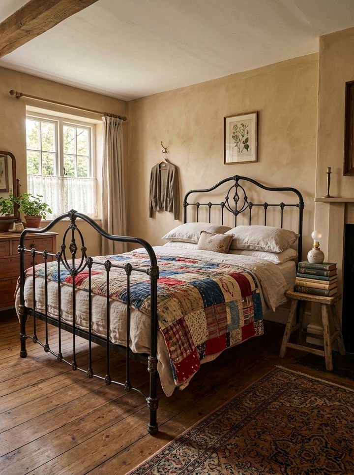 Vintage Style Iron Bed - 30 bedroom iron beds