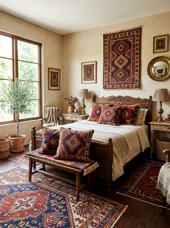 Vintage Turkish Kilim Pillow - 30 bedroom throw pillows