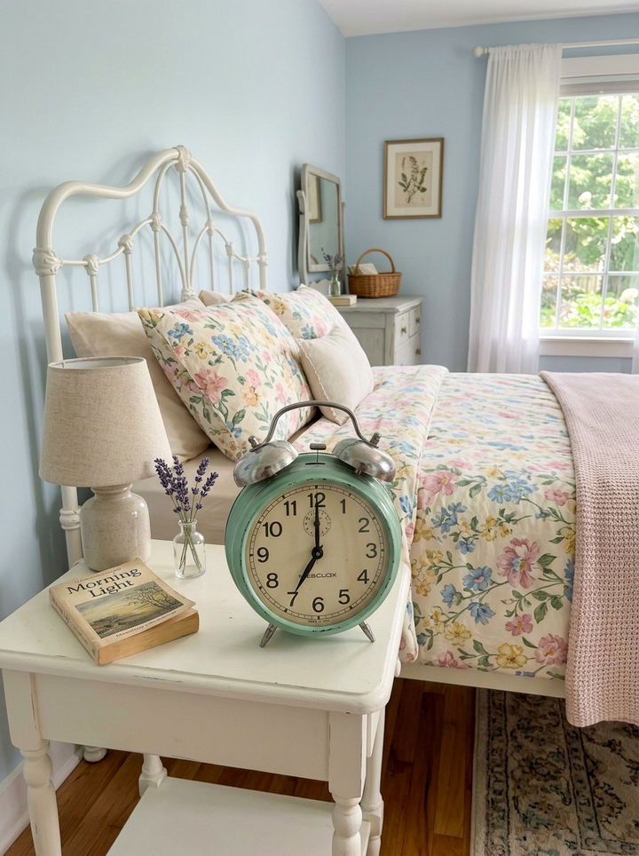 Vintage Twin Bell Alarm Clock - 30 bedroom clock ideas