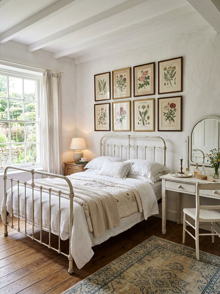 Vintage White Bedroom - 30 cool white bedroom ideas