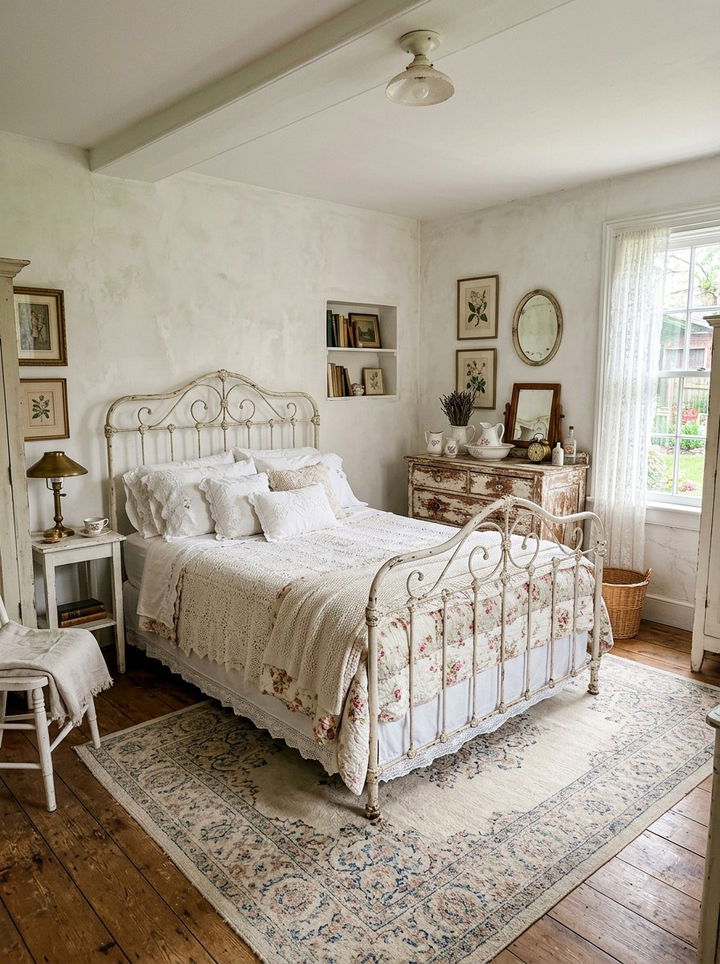 Vintage White Bedroom Decor - 30 warm white bedroom ideas
