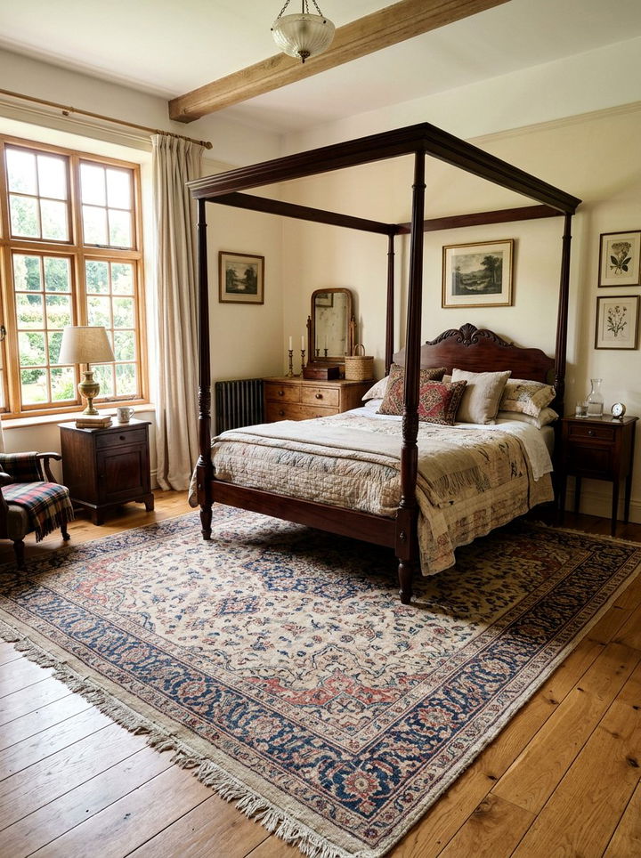 Vintage Wool Rug - 30 bedroom wool rugs