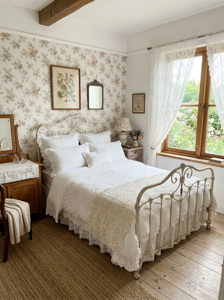 Vintage linen style - 30 linen bedroom ideas