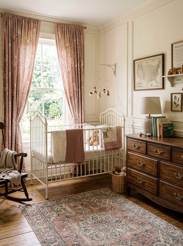 Vintage nursery - 30 baby bedroom ideas