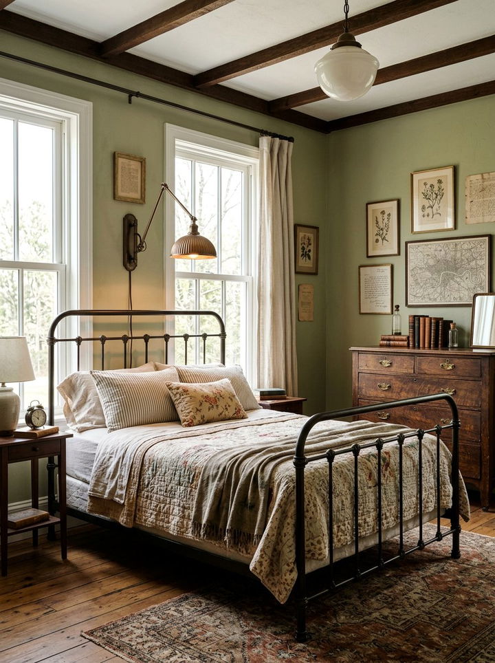 Vintage pharmacy bedroom sconce - 30 bedroom sconces