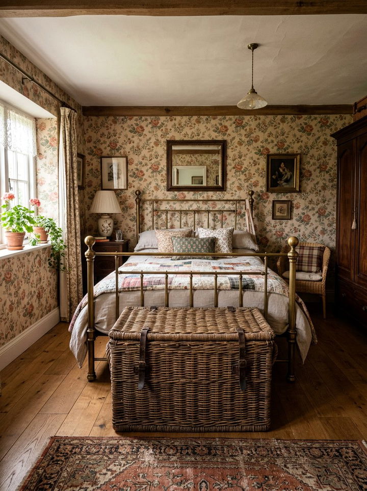 Vintage wicker laundry trunk - 30 bedroom laundry baskets