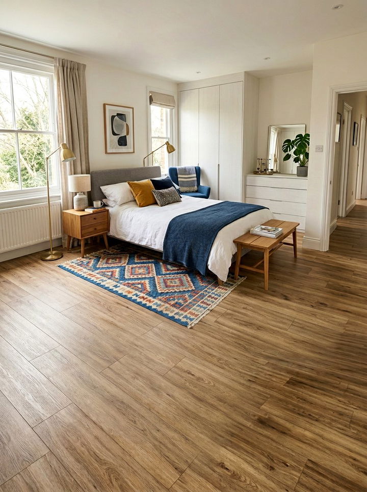 Vinyl Plank Flooring Bedroom - 30 bedroom floor ideas