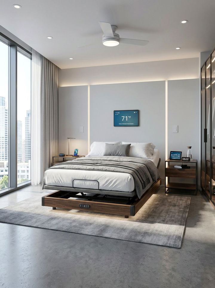 Voice Activated Adjustable Bed - 30 bedroom adjustable beds