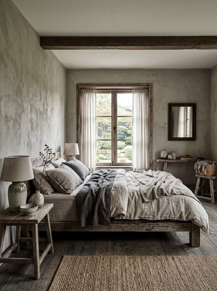 Wabi Sabi Bedroom - 30 sanctuary bedroom ideas