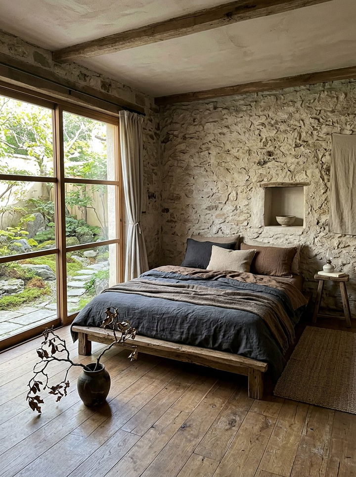 Wabi sabi bedroom - 30 earth tone bedroom ideas