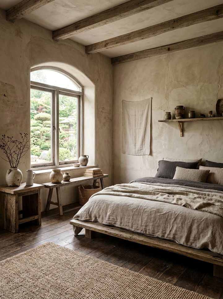 Wabi sabi bedroom - 30 meditation bedroom ideas