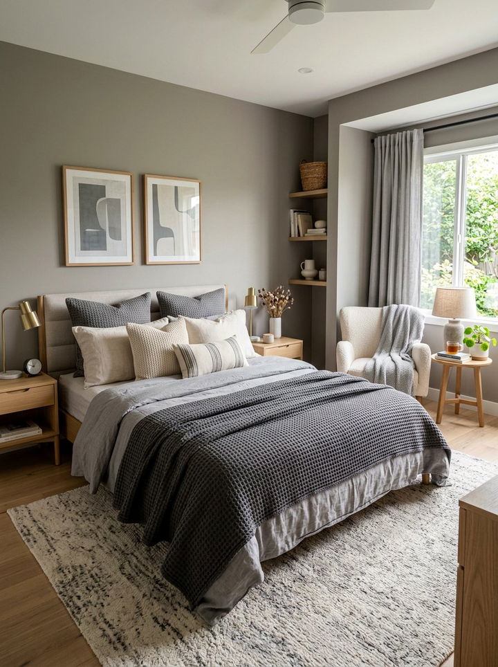 Waffle Weave Blanket - 30 cotton bedroom ideas