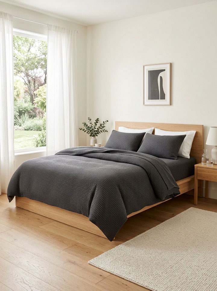 Waffle knit sheet set - 30 bedroom sheet sets