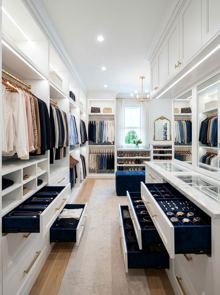 Walk In Closet Organizer - 30 bedroom closet systems