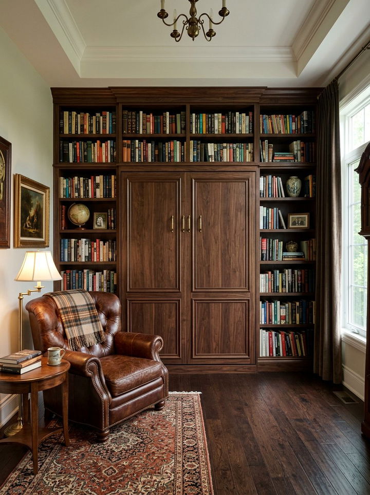 Wall Bed With Bookshelves - 30 bedroom wall bed ideas