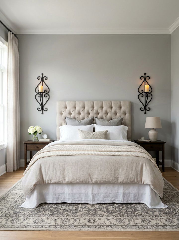 Wall Candle Sconce - 30 bedroom candle ideas