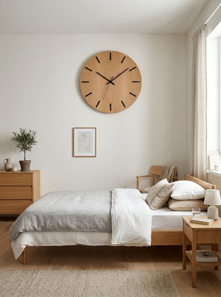 Wall Clock - 30 bedroom decorative objects
