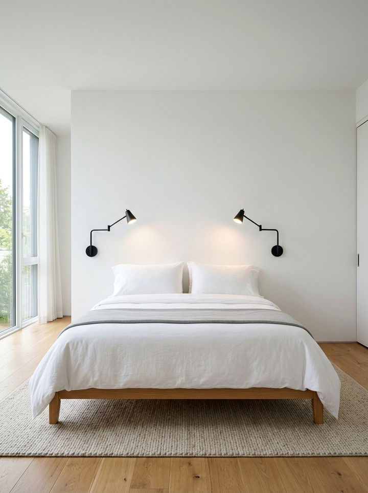 Wall Mounted Lighting - 30 long bedroom ideas