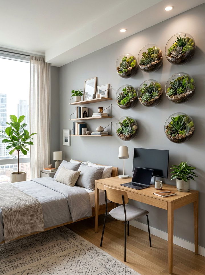 Wall Mounted Planter - 30 bedroom terrariums