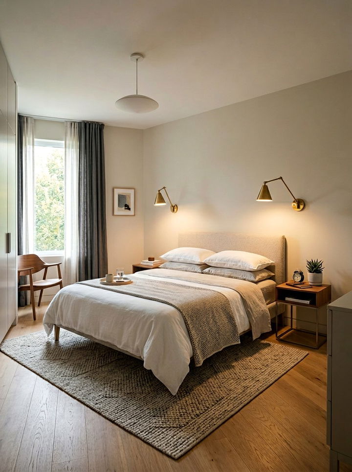 Wall Mounted Sconce - 30 better sleep bedroom ideas